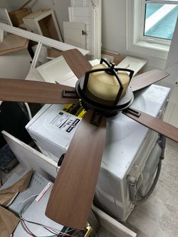 Brown ceiling fan