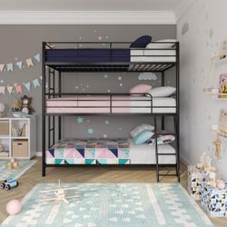 Triple Bunk Bed Twins 