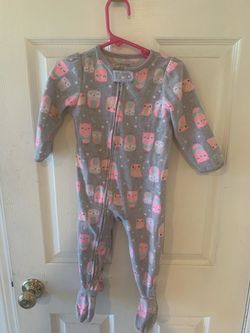 Baby Girls Simple Joys by Carter’s Owl Sleeper – 18 M