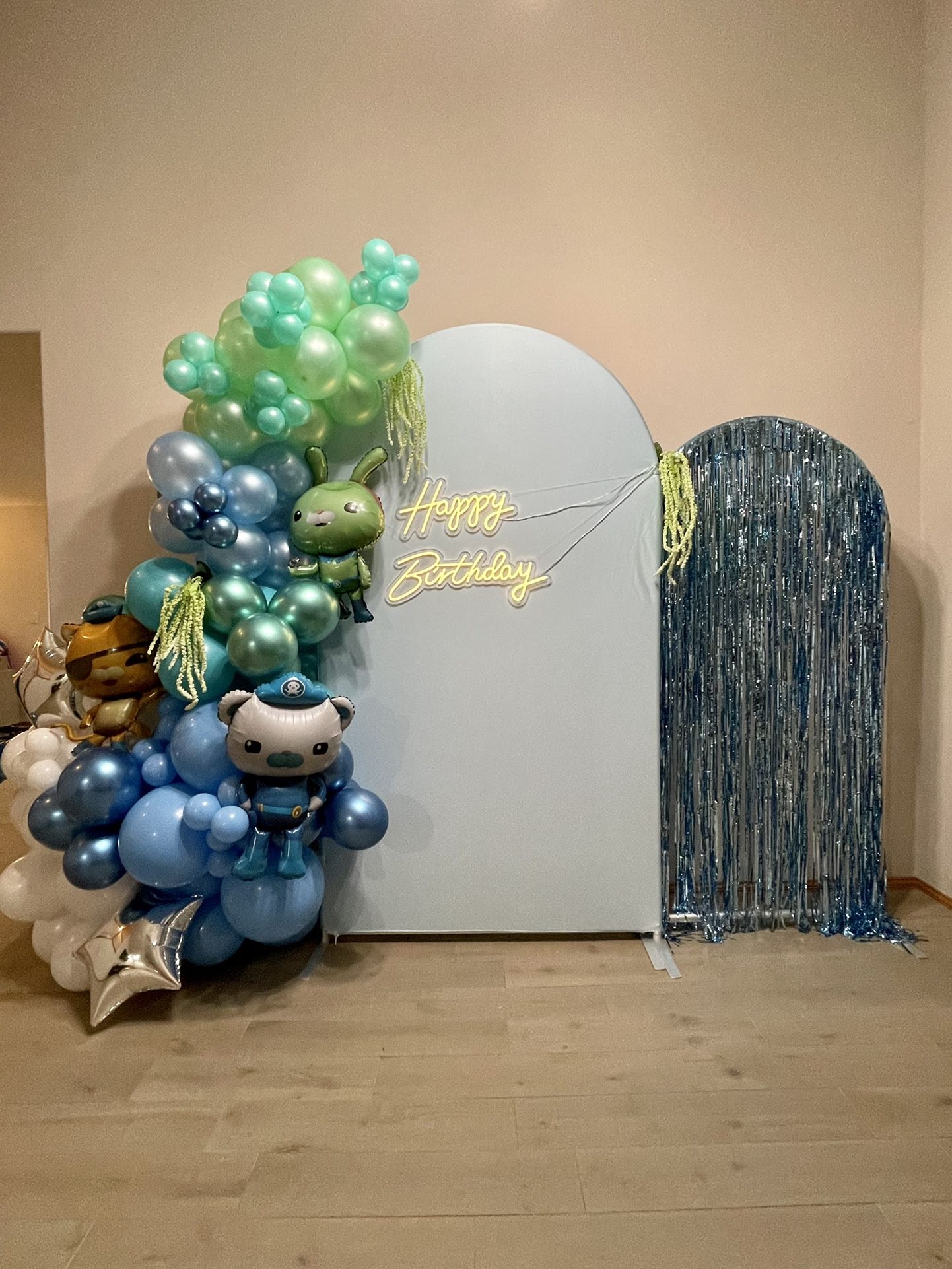 Ballons, Ballon Garland, Octonauts Birthday