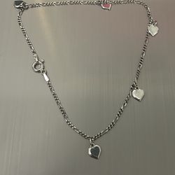 925 Sterling Silver ankle bracelet