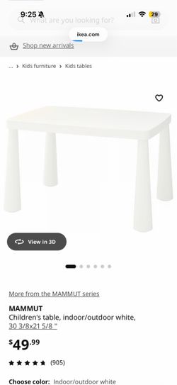 Ikea Mammut Kid’s Table
