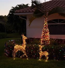 Light Up Christmas Reindeer Outdoor Decoration
