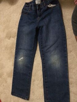 Used children's place size 7 straight leg jeans