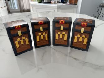 McDonald’s Minecraft Movie Meal Toys BRAND NEW STICKER SEALED Limited Edition