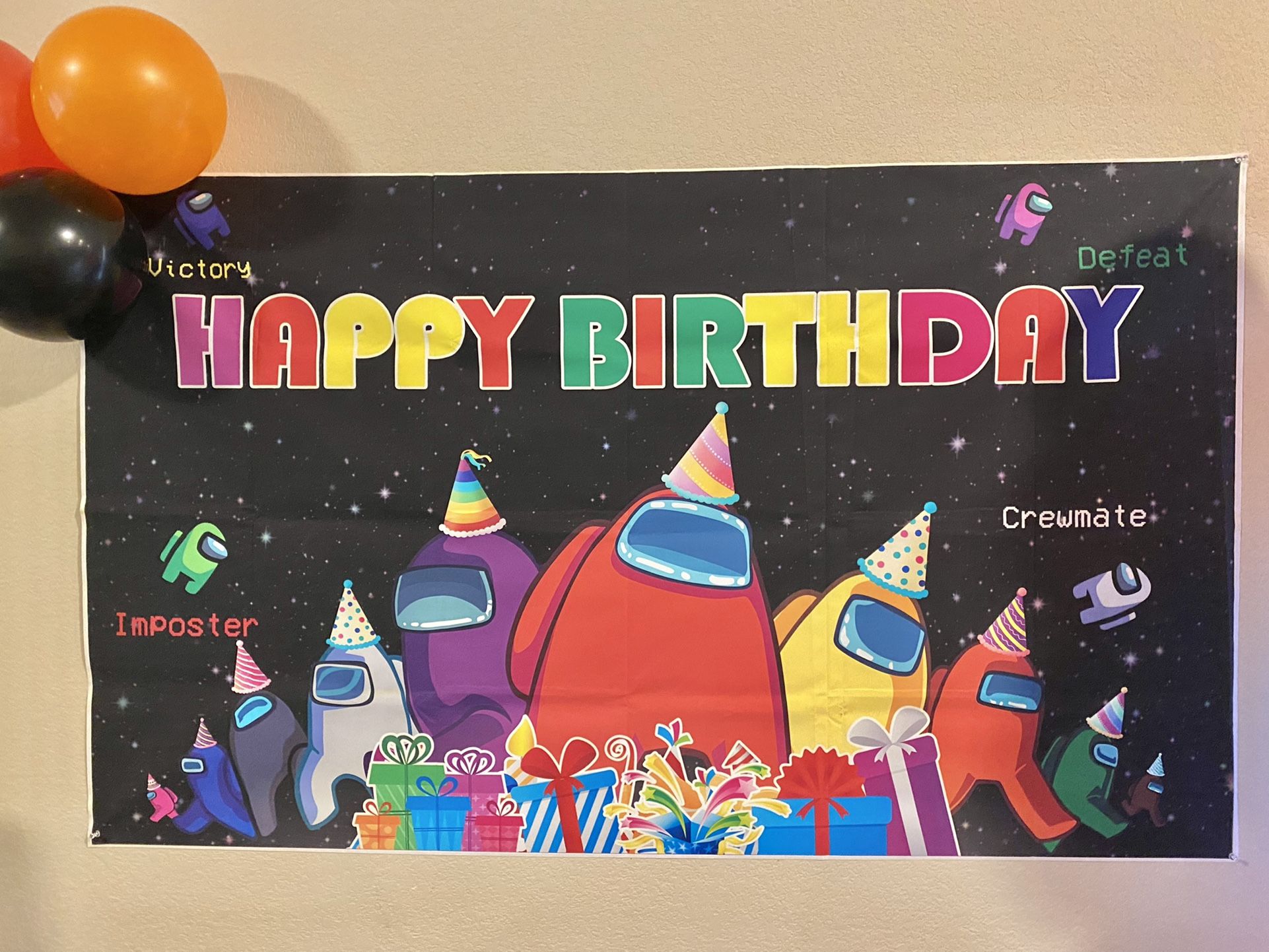 Among Us Party Decorations 