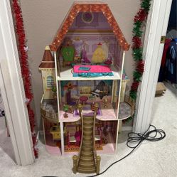 beauty and the beast castle toy