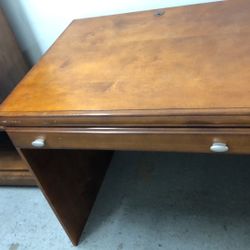 Solid wood desk