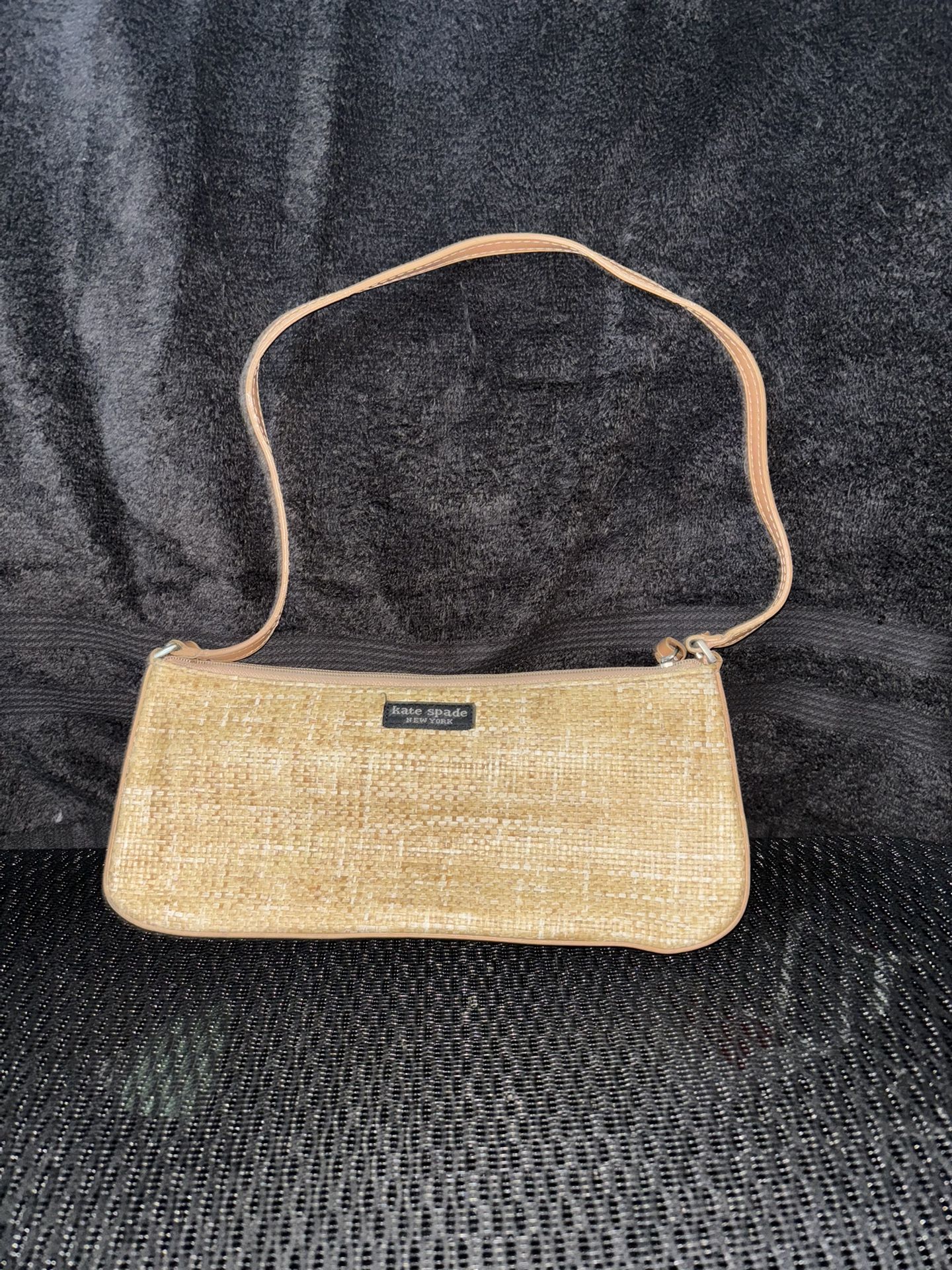 Kate Spade Straw And Leather Summer Bag