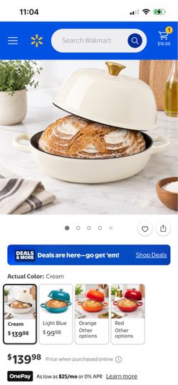 HAWOK Cast Iron Bread Pot