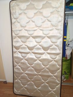 Twin Mattress And Frame Good Condition 