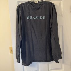 Seaside long sleeve tshirt Grey Large 