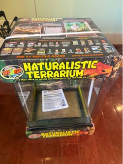Zoo Med Naturalistic reptile medium Terrarium NEW