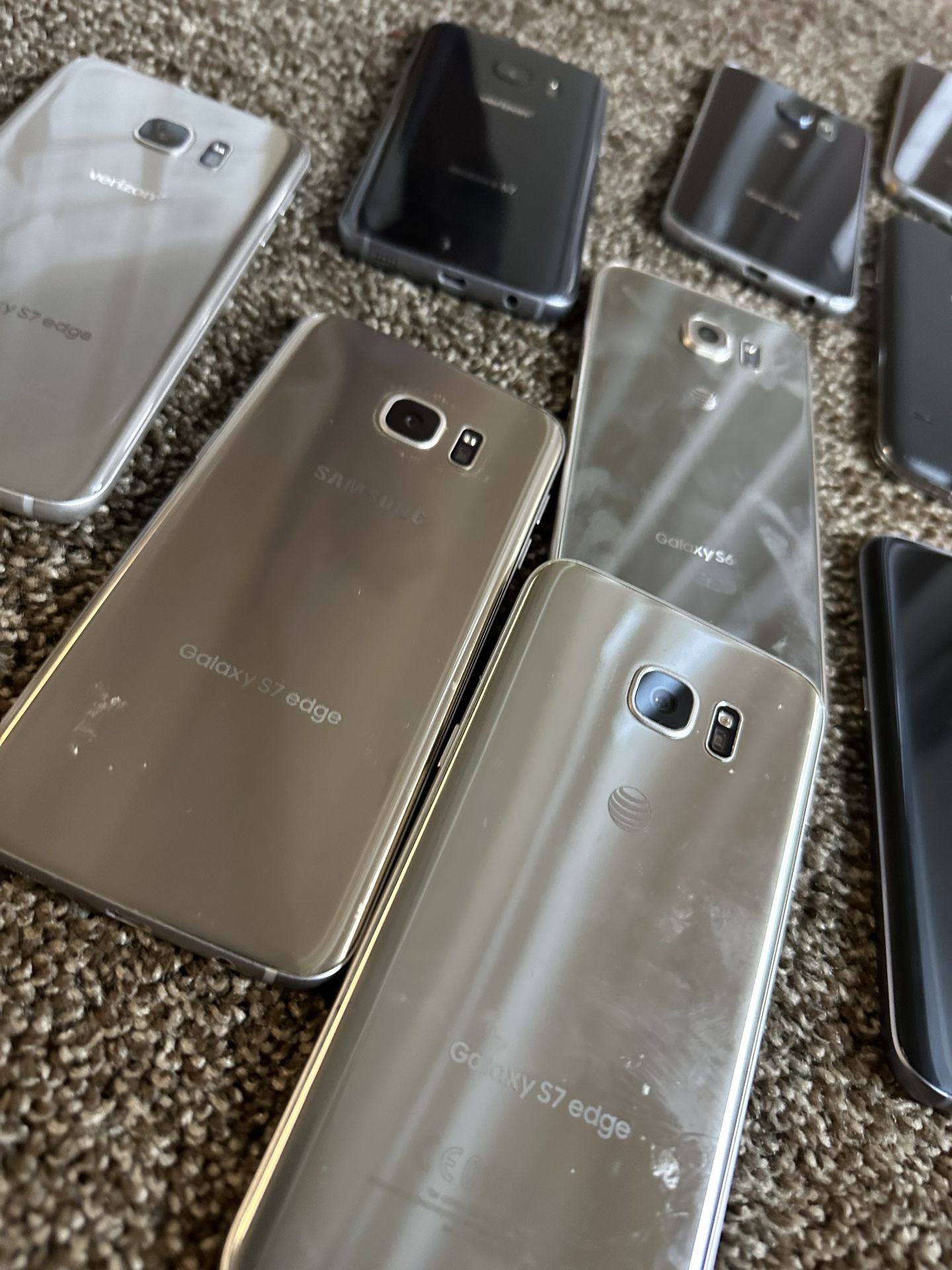 Samsung Galaxy S5, S6, S7, S7 Edge lot UNLOCKED 