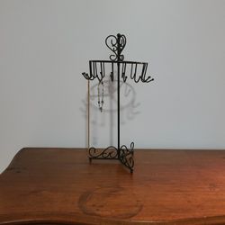 Black Spinning Jewelry Holder