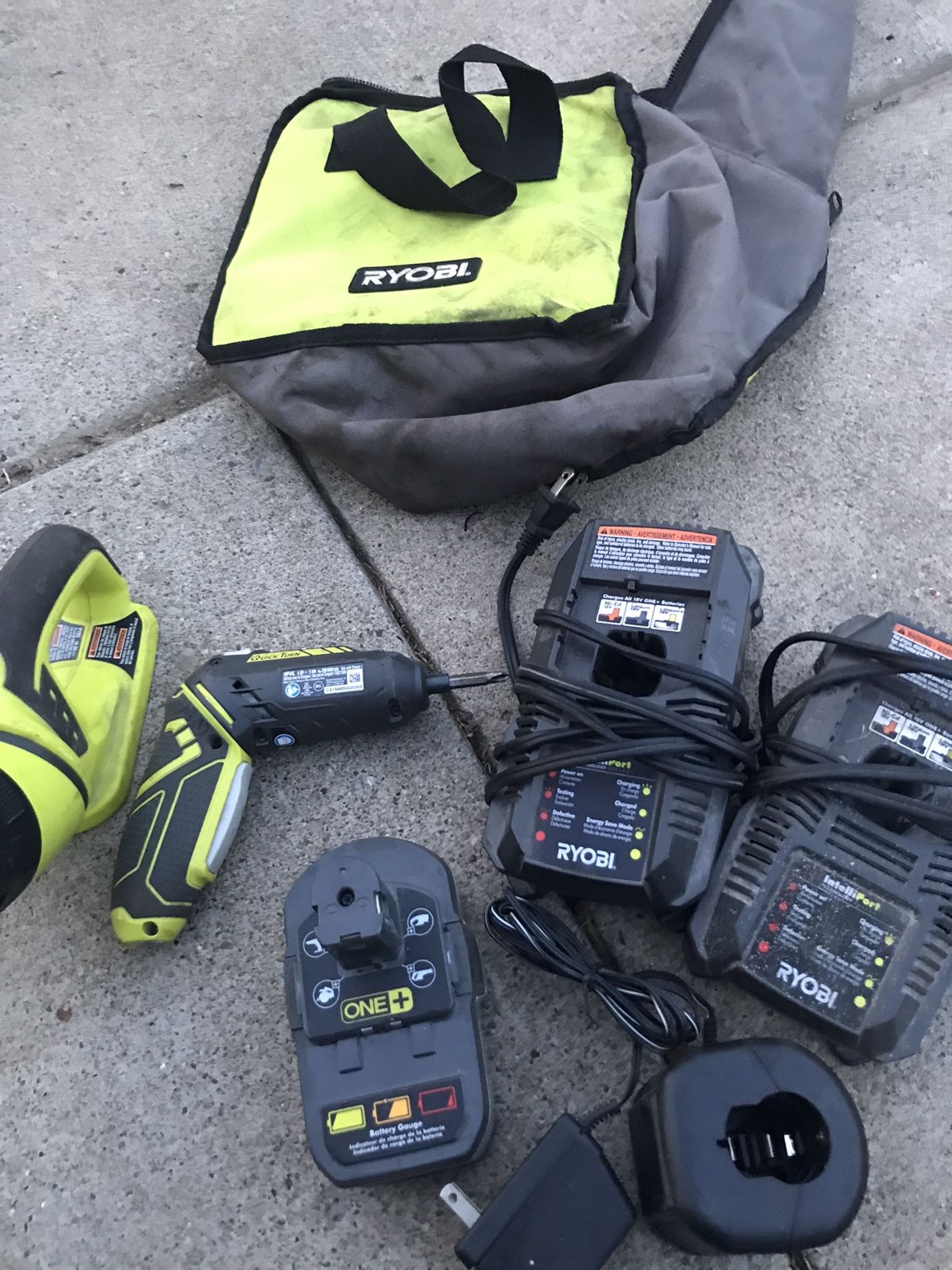 Ryobi Cordless Set
