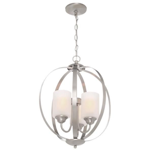 Hampton bay 3 light chandelier. New in box