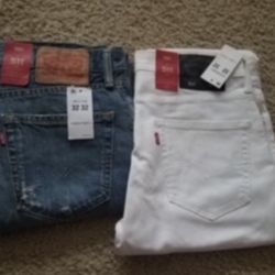 Levi 511 Jeans ONLY WHITE PAIR AVAILABLE 