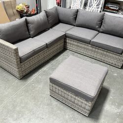 Quality You Can Trust! Resin Wicker Sectional, Patio Furniture, Outdoor Living Furniture, Patio Sectional, Wicker Sofa, Wicker Sectional, Patio Set