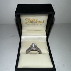 Devon’s Engagement Ring And Wedding Band