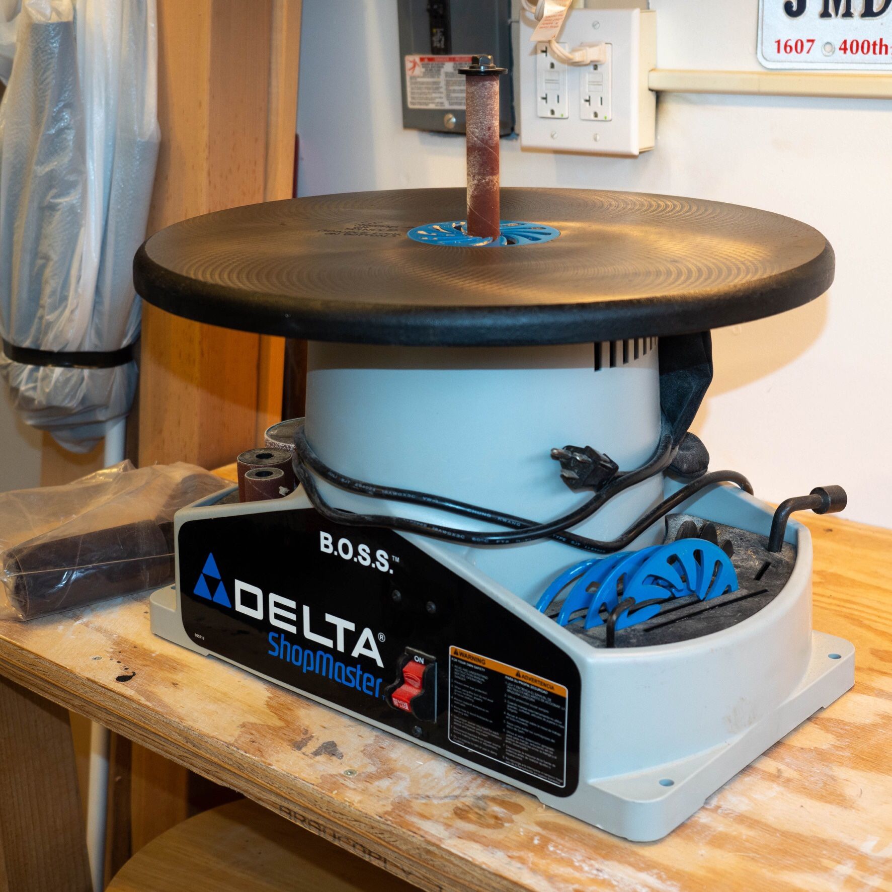 Delta SA350K Shopmaster Boss Bench top Spindle Sander