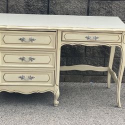 Henry Link 4 drawer French Provincial desk 