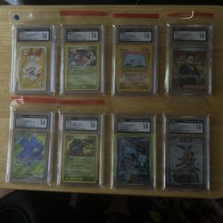 pokemon multiple CGC 10 graded slabs