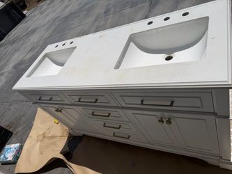62” wide Bathroom Vanity
