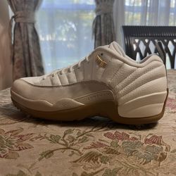 Jordan 12 Low Men’s Gold Shoes