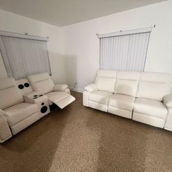 SOFA AND LOVESEAT  ( RECLINERS) 