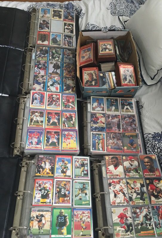 1000's of sports cards.