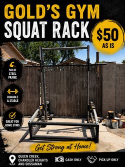 🏋️ Gold’s Gym Squat Rack