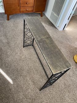Art Deco Long Side Table