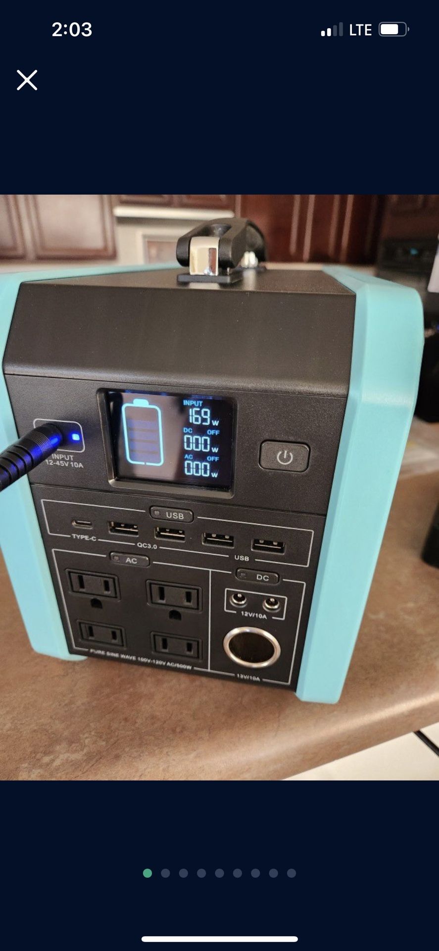 Bluetti PS70 720Wh 500w Portable Power Station Solar Generator