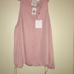 L’Academie Knit Shoulder Cut-outs Long Sleeve 