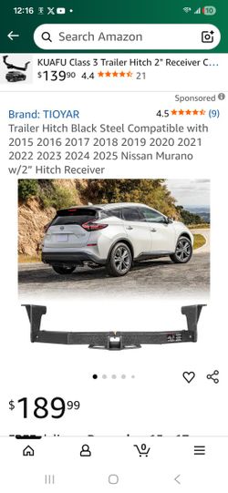 Trailer hitch Nissan Murano  170