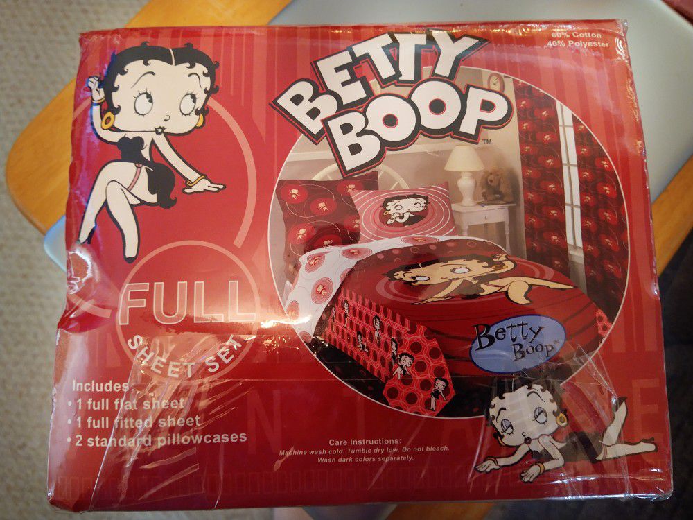 Betty Boop Sheets Set