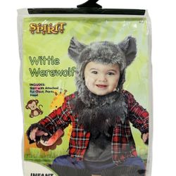 Spirit Infant Size 6-12 Months Wittle Werewolf Baby Halloween Costume