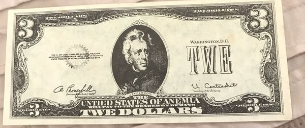 Twe Dollar Bill Twe Dollar Bill