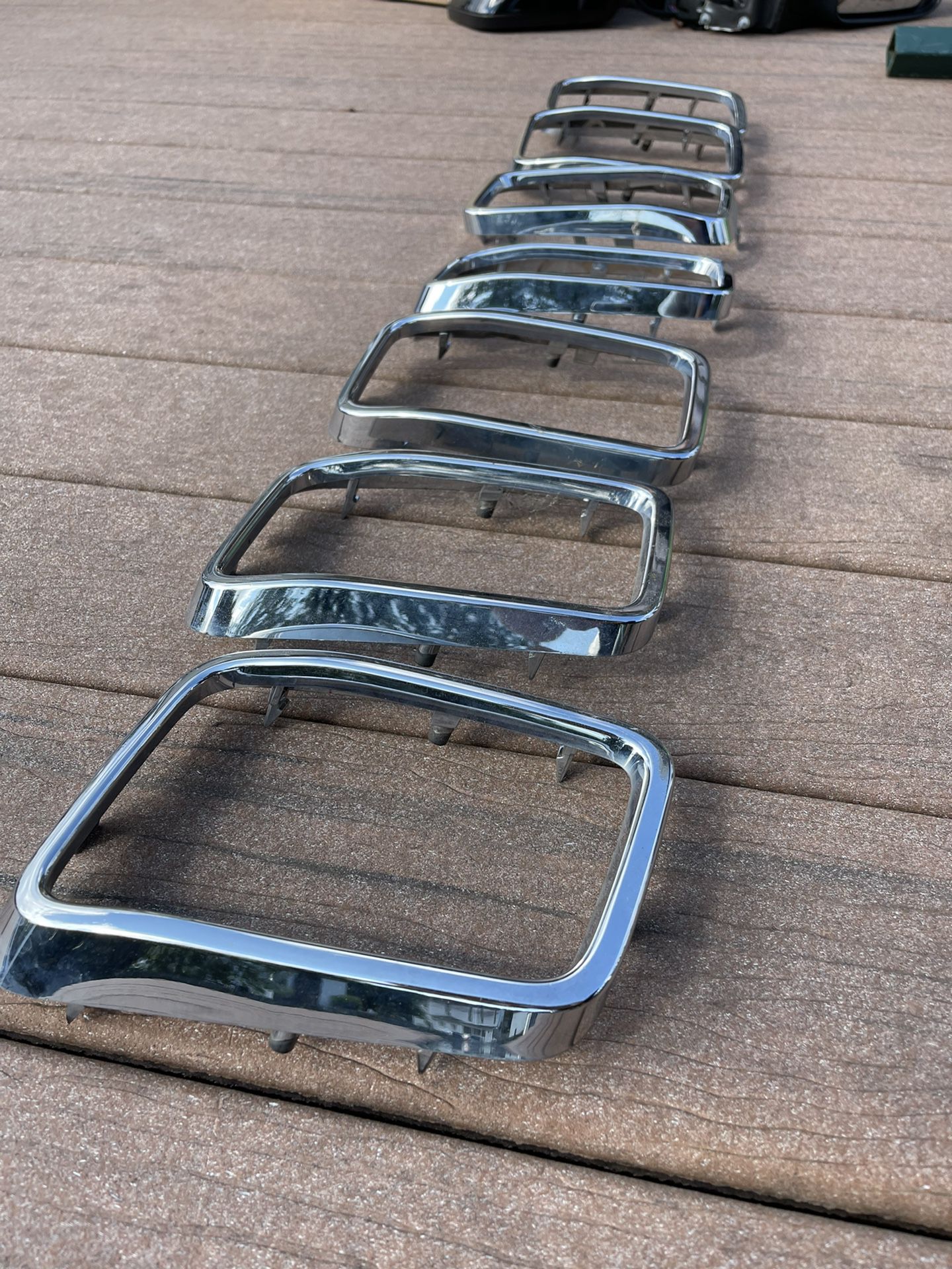 Jeep Chrome Grill Rings