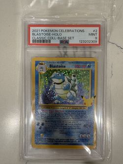 Blastoise Pokémon Slab PSA 9