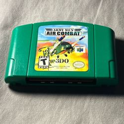 3DO Army Men: Air Combat Nintendo 64 N64 Authentic Cartridge Only Tested