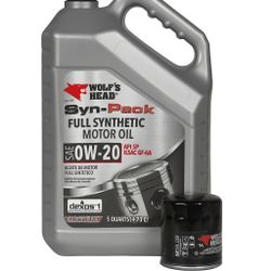 Combo Aceite Sintético + Filtro – Wolf’s Head | Synthetic Oil + Filter Combo
