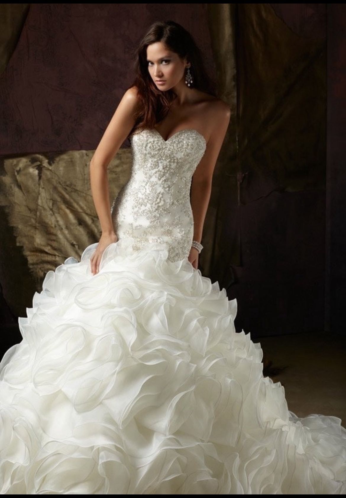 Mori Lee Designer Wedding Dress Size XS 0