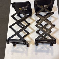 10” Iron Candlestick Holders