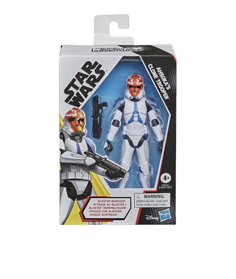NWT Star Wars Galaxy of Adventures Ahsoka's Clone Trooper Action Figure Set