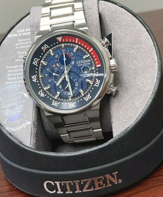 Citizen Eco-Drive Endeavor Stainless Steel Men's Chronograph Watch