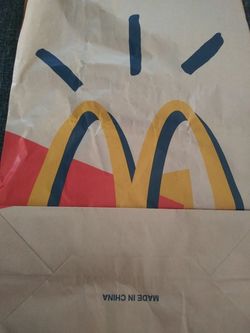 Travis scott McDonalds Bag