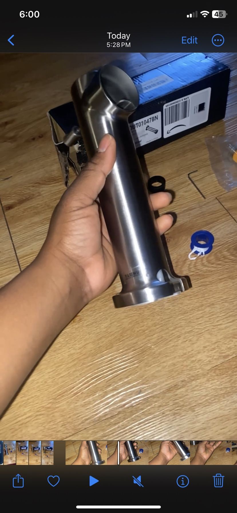 Universal 1/2” Copper Slip Fit Bathtub Spout With Shower Diverter