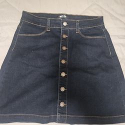 Denim Mini Skirt